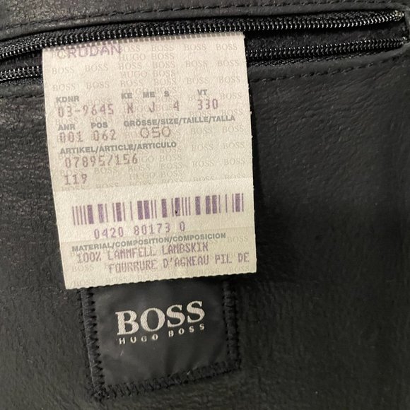 Hugo Boss Lambskin Coat - Picture 5 of 9